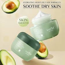 SADOER Organic Avocado Smooth Skin Care Moisturizing Hydrating Face Cream (50 g)