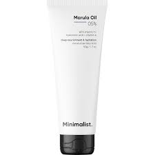 Minimalist 05% Marula Oil Moisturizer With Hyaluronic Acid & Vitamin F & E For Dry Skin (50 g)