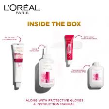 L'Oreal Paris Excellence Creme Hair Color, 4 Natural Brown -72ml+100g