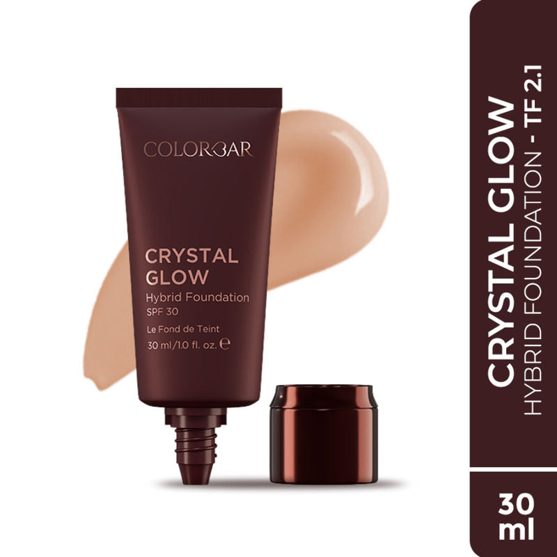 Colorbar Crystal Glow Hybrid Foundation SPF 30 - TF 2.1 (30ml)