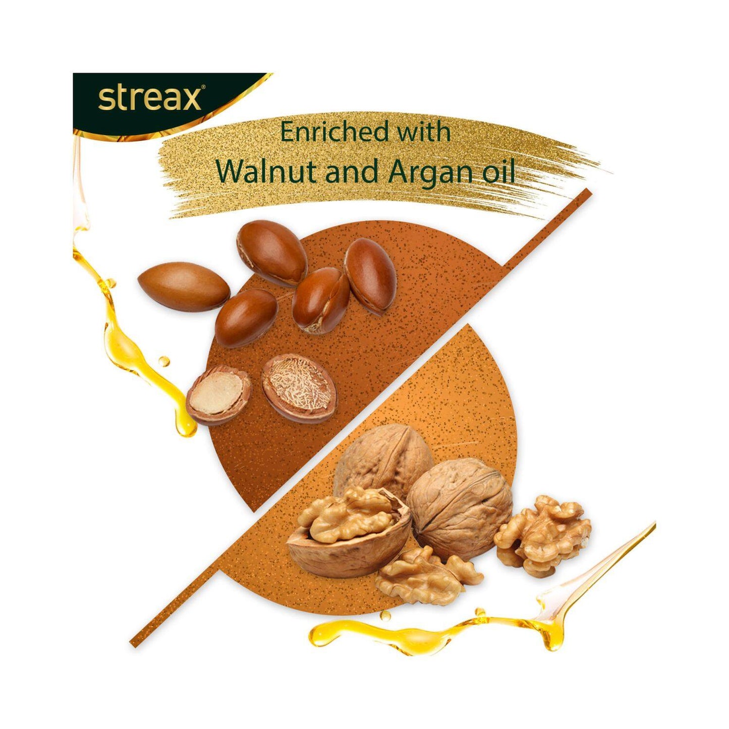 Streax Creme Hair Colour - 1 Natural Black (70gm+50ml)