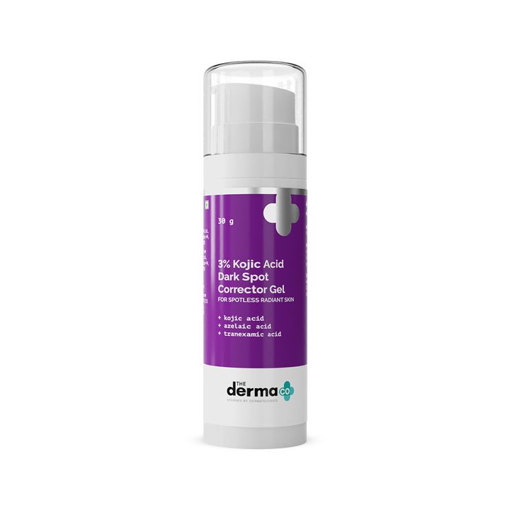 The Derma Co 3% Kojic Acid Dark Spot Corrector Gel with Azelaic & Tranexamic Acid - 30g