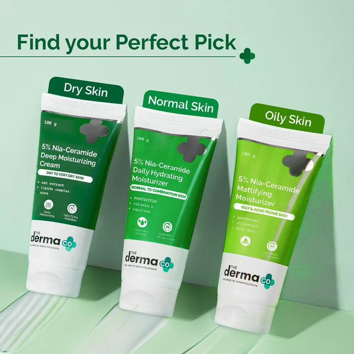 The Drema Co 5% Nia-Ceramide Mattifying Moisturizer with 5% Niacinamide & 2% Ceramide (100 g)