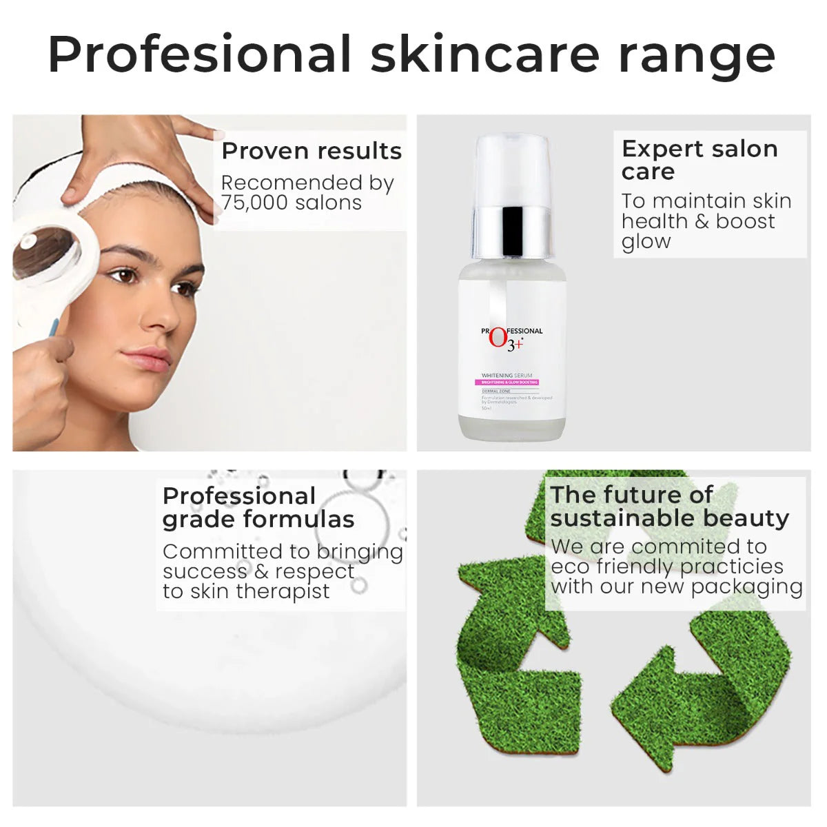 O3+ Professional Skin Serum Face Whitening for Pigmentation and Whitens Skin (50g)