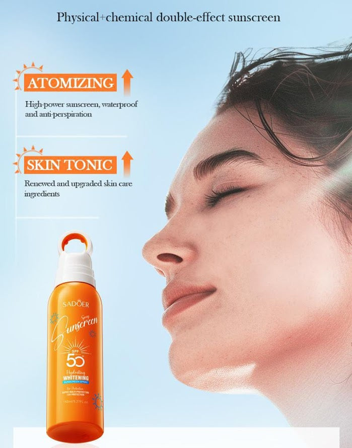 Sadoer Whitening Face Sunscreen spf 50+ Spray