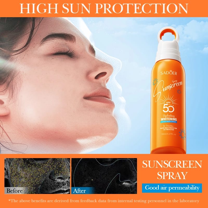 Sadoer Whitening Face Sunscreen spf 50+ Spray