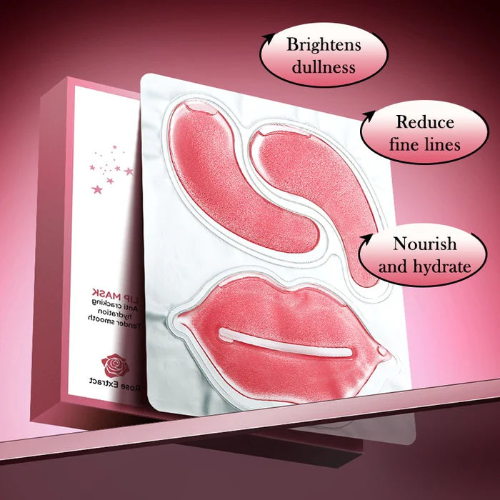 SADOER Rose Eye Mask Lip Mask Combination Pack