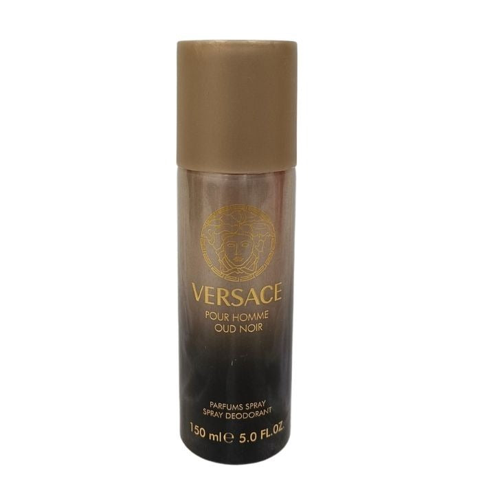 Versace POUR HOMME OUD NOIR DEODORANT Body Spray - For Men (150 ml)