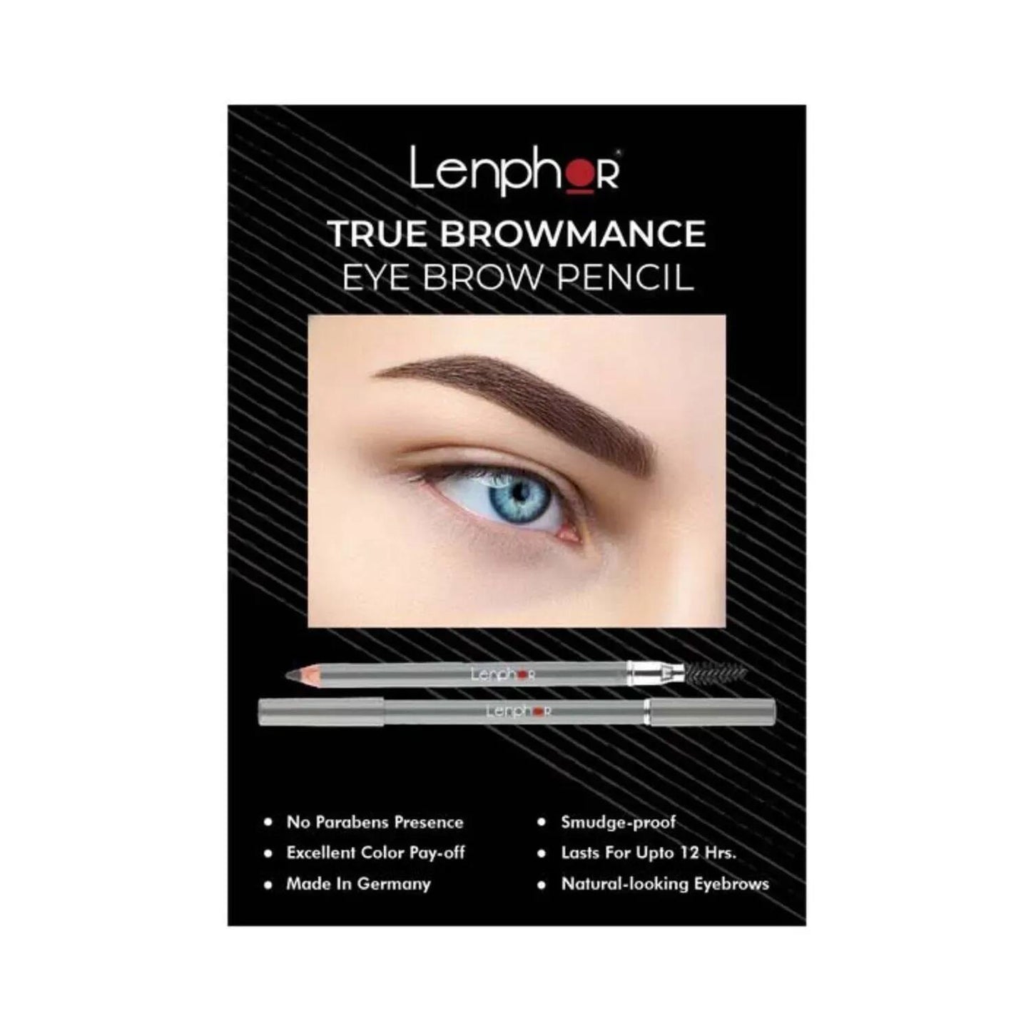 Lenphor True Browmance Eyebrow Pencil - Brown (1.08 g)