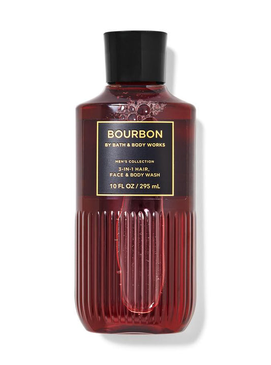 Bath & Body Works Bourbon 3-in-1 Hair, Face & Body Wash (295 ml)