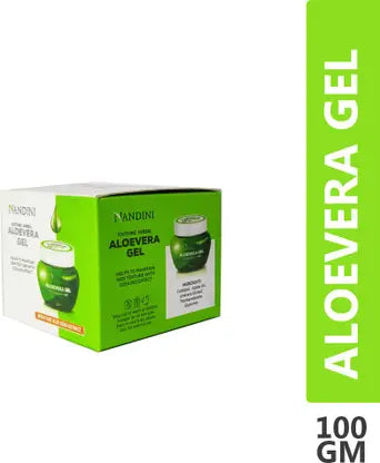 Nandini ALOEVERA GEL With Pure Aloe vera Extract, (100 g)