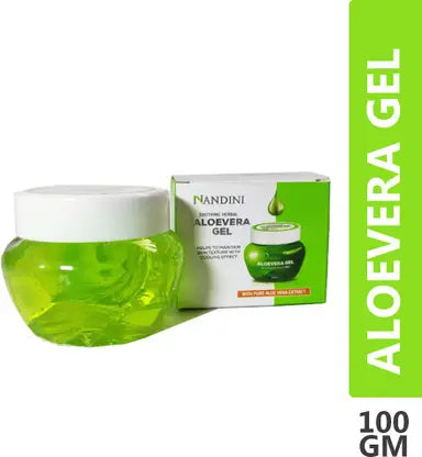 Nandini ALOEVERA GEL With Pure Aloe vera Extract, (100 g)