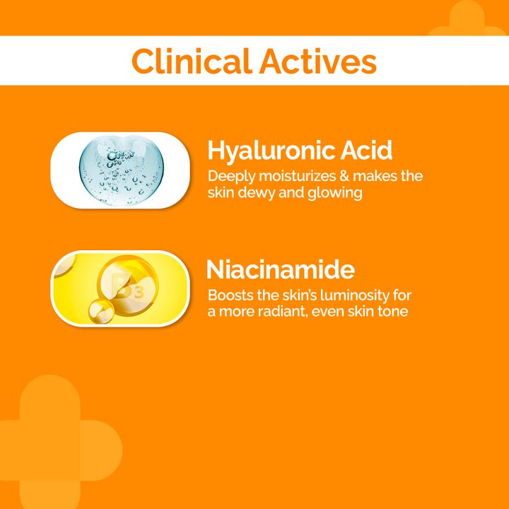 The Derma Co 1% Hyaluronic Acid Sunscreen Serum with SPF 50 & Niacinamide (30ml)