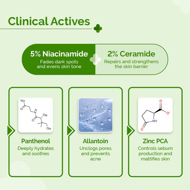The Drema Co 5% Nia-Ceramide Mattifying Moisturizer with 5% Niacinamide & 2% Ceramide (100 g)