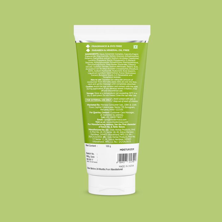 The Derma Co 4% Ceramide Barrier Repair Moisturizer with Ceramide, Niacinamide, and Oxylance (100 g)