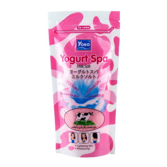 Yoko Spa Milk Salt Yogurt for bright and soft skin provides nourishment to your skin  (300 g)