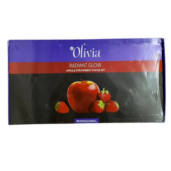 Olivia Radiant Glow Apple & Strawberry Facial Kit (225 g)