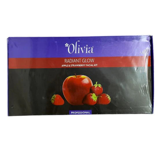Olivia Radiant Glow Apple & Strawberry Facial Kit (225 g)