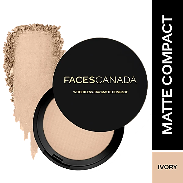 FACES CANADA  Weightless Stay Matte Compact SPF20 Vitamin E & Shea Butter 9g