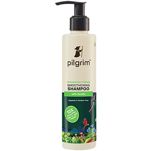 Pilgrim Patua & Keratin Strengthening Shampoo - For Dry & Frizzy Hair (200 ml)