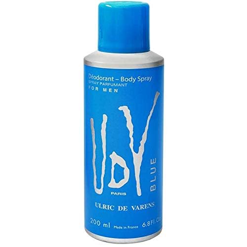 Ulric de Varens Blue Deodorant Body Spray For Men (200ml)