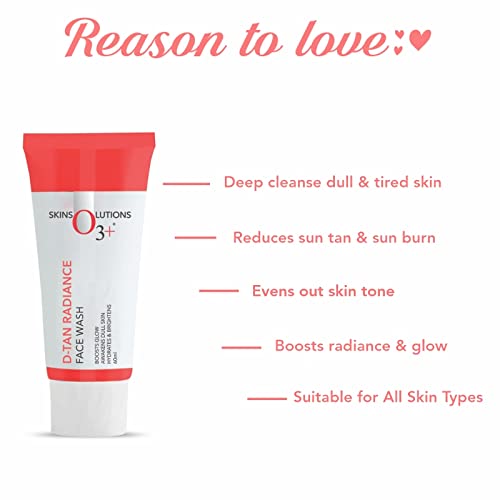 O3+ Dtan Scrub For Blackheads & De Tan (60 g)