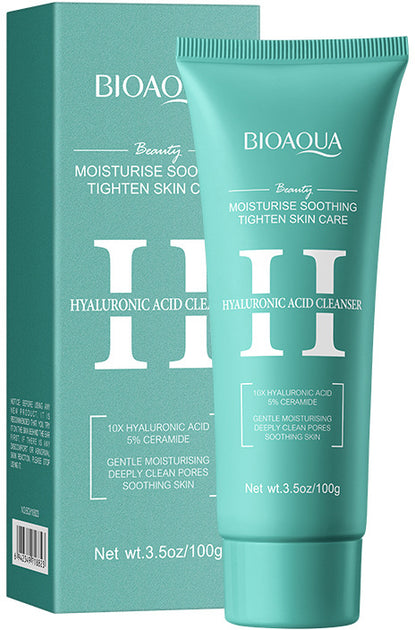 BIOAQUA Hyaluronic Acid Deep Cleaning Acne Oil Control Facial Cleanser (100 g)