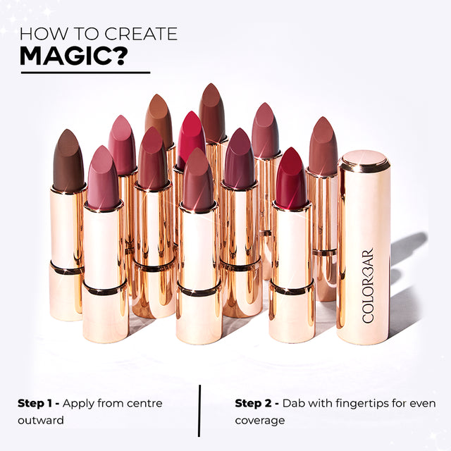 Colorbar Powerkiss Matte Lipstick - Pumpkin Spice (4.2g)