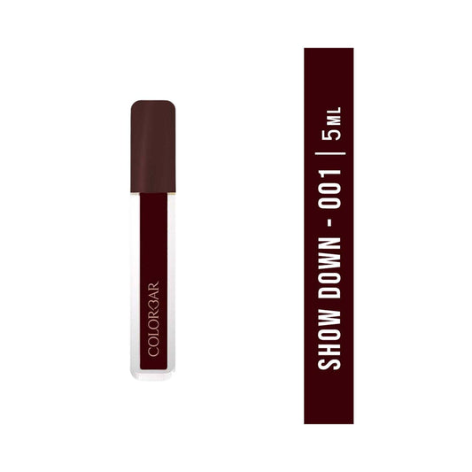 Colorbar Power Kiss Matte Transferproof Lip Color - 001 Show Down (5ml)
