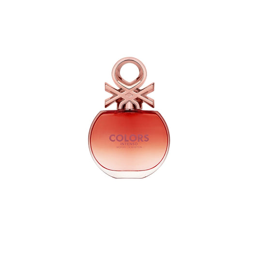 United Colors Of Benetton Intenso Eau De Parfum - Colors Rose, Long-Lasting Fragrance, For Women (80 ml)