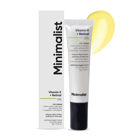 Minimalist Vitamin K + Retinal 01% Eye Cream (14g)