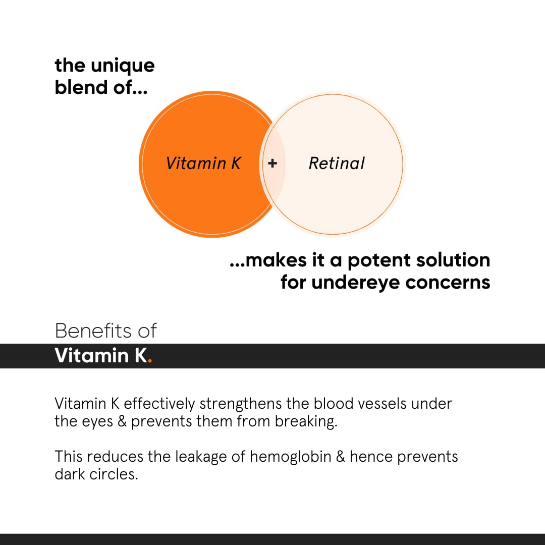 Minimalist Vitamin K + Retinal 01% Eye Cream (14g)