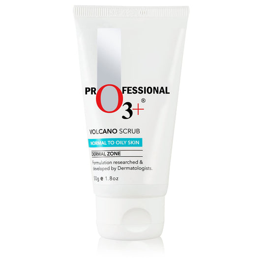 O3+ Volcano Scrub Normal To Oily Skin For Blackheads & Instant Brightening (50gm)