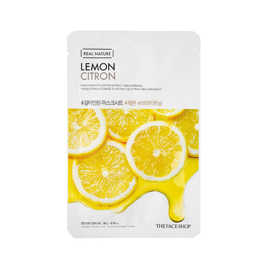 The Face Shop Real Nature Lemon Citron Face Mask Lemon (20g)