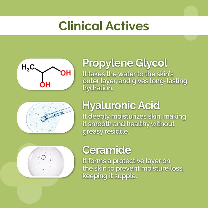 The Derma Co 5% Propylene Oil-Free Moisturizer with Propylene Glycol & Hyaluronic Acid (100 g)