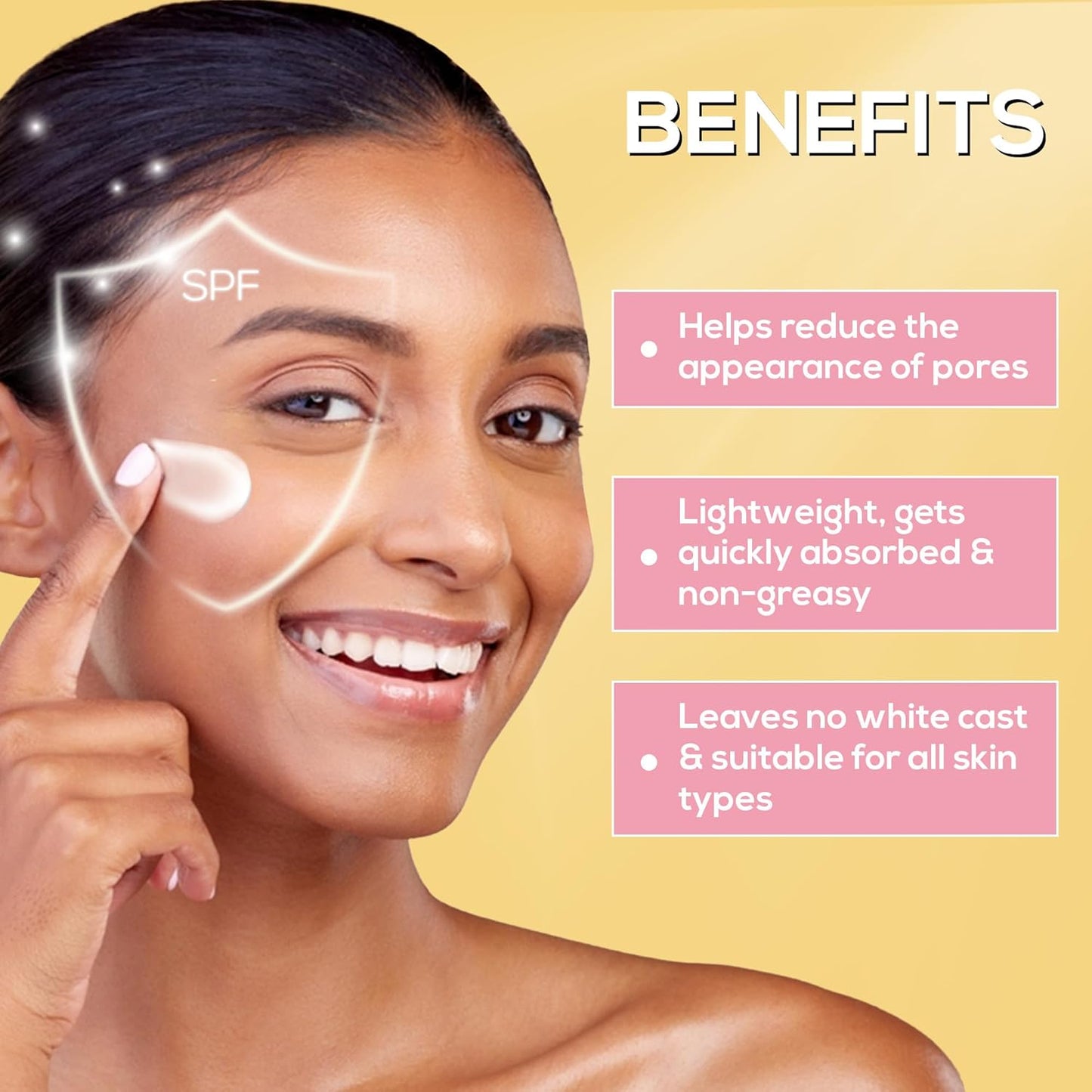 RENEE Pore Minimizing Sunscreen Spf 70 With 2% Niacinamide For All Skins, 2% Peptide & 3% Multivitamins, (50 ml)