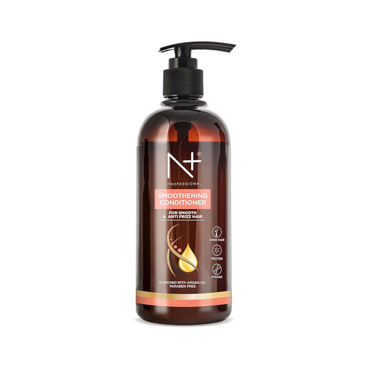 N Plus Professional Smoothening Conditioner with Argan Oil for Anti-Frizz Hair (300 ml)