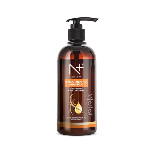 N Plus Professional Smoothening Shampoo with Argan Oil for Smooth Anti-Frizz Hair  (300 ml)