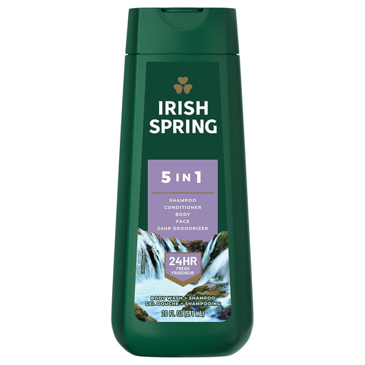 Irish Spring 5-in-1 Body Wash for Men (591 ml)