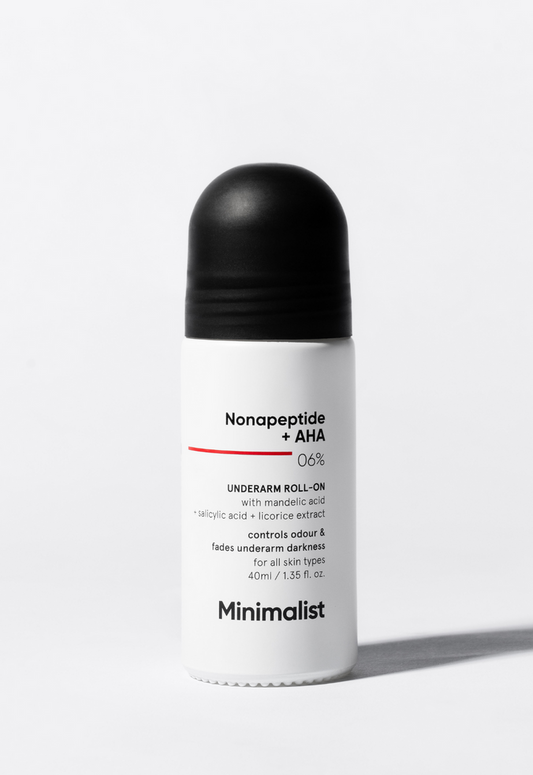 Minimalist Nonapeptide + AHA 06% Underarm Roll-On (40ml)