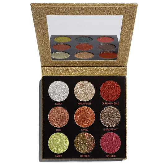 Makeup Revolution Pressed Glitter Midas Touch glitter palette (10.8 g)