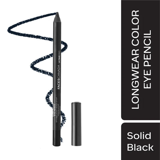 FACES CANADA Ultime Pro Eye Pencil- Solid Black (1.2g)