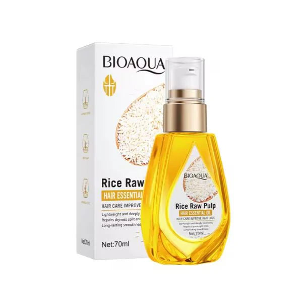 BIOAQUA Rice Raw Pulp Hair Essential Oil (70ml)