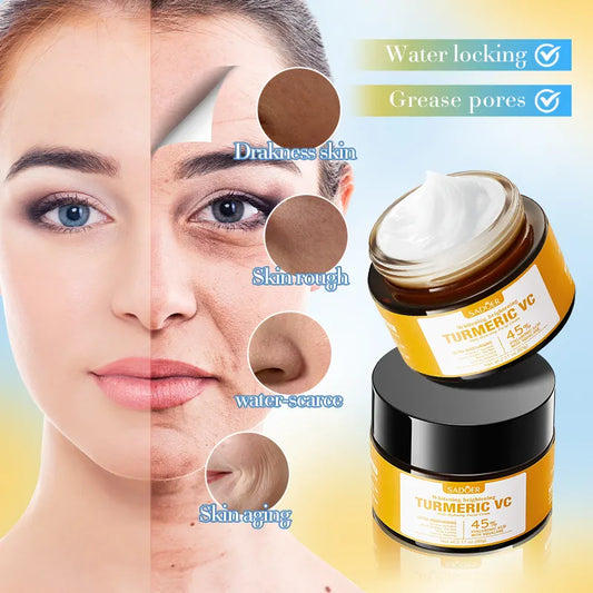 SADOER Turmeric VC 45% Salicylic Acid Hyaluronic Acid Face Cream (60 g)