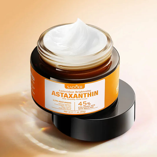 SADOER Wholesale Astaxanthin Antioxidant Brightening Daily Hydrating Facial Cream 60g