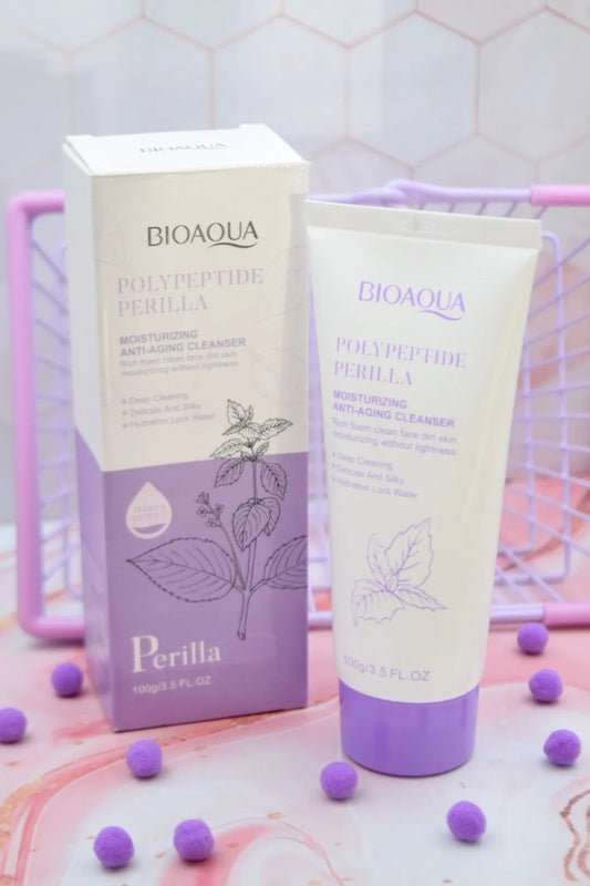 Bioaqua Polypeptide Perilla Moisturizing Anti-Aging Cleanser (100g)