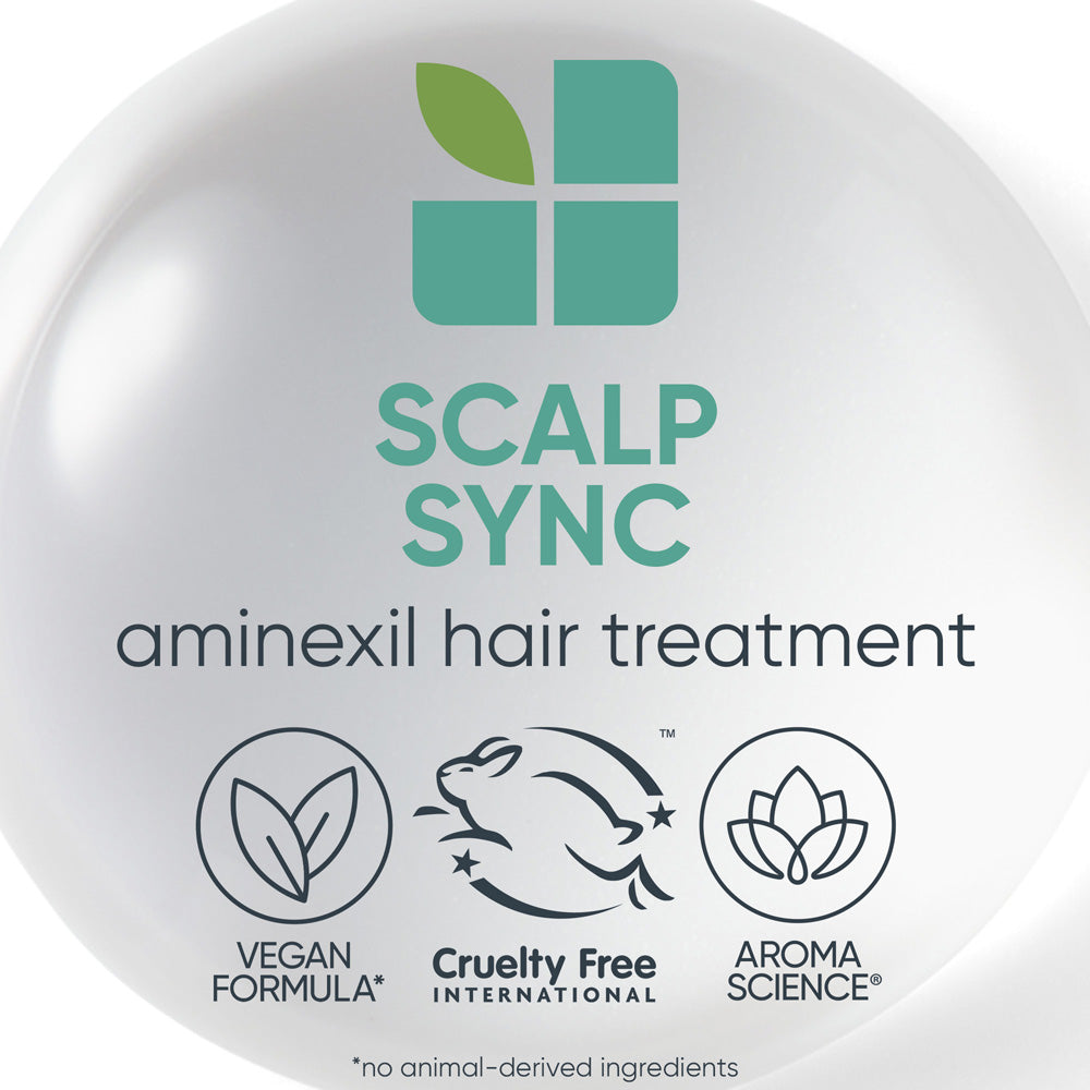 Matrix Biolage ScalpSync Aminexil Hair Treatment Pack, Reduces Hair Loss From Roots.(10x6ml)