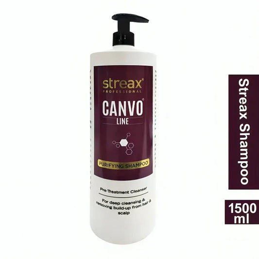 Streax Professional Canvo Line Purifying Shampoo (1500 ml)