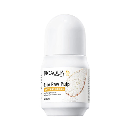 Bioaqua Rice Raw Pulp Whitening Roll-on Deodorant (50 ml)