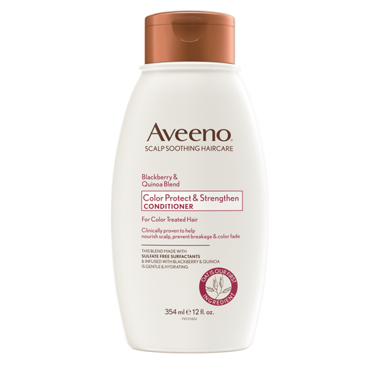 Aveeno Scalp Soothing Haircare Conditioner, Blackberry Quinoa Protein Blend, (354 ml)